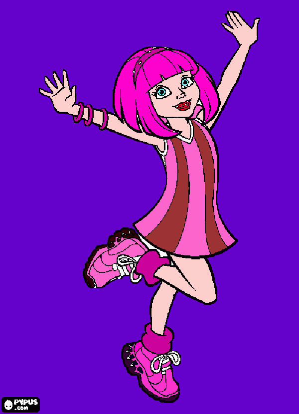 Stephanie (Lazy Town) para colorir e imprimir