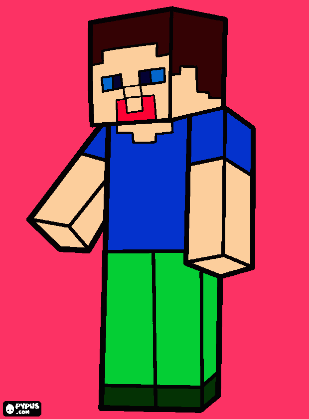 steve e os aventureiros para colorir e imprimir