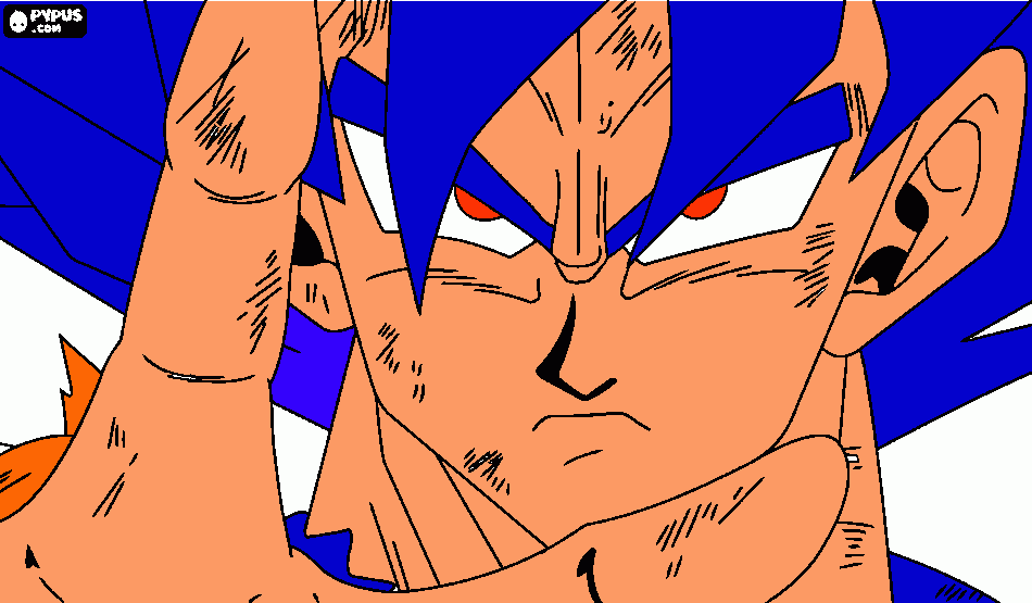 super blu para colorir e imprimir