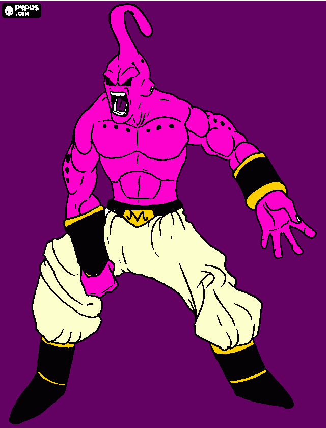 Super Buu (Dagon Ball) para colorir e imprimir