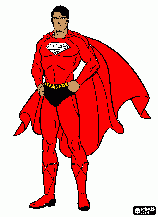 super fênix Man  para colorir e imprimir
