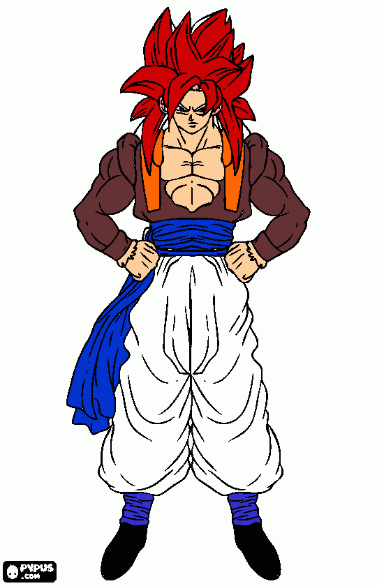 super guerreiro 4 para colorir e imprimir