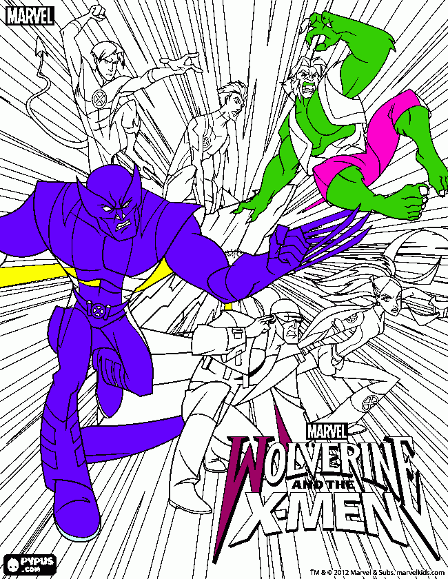 Super-herois para colorir e imprimir