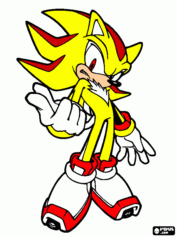 super shadow para colorir e imprimir