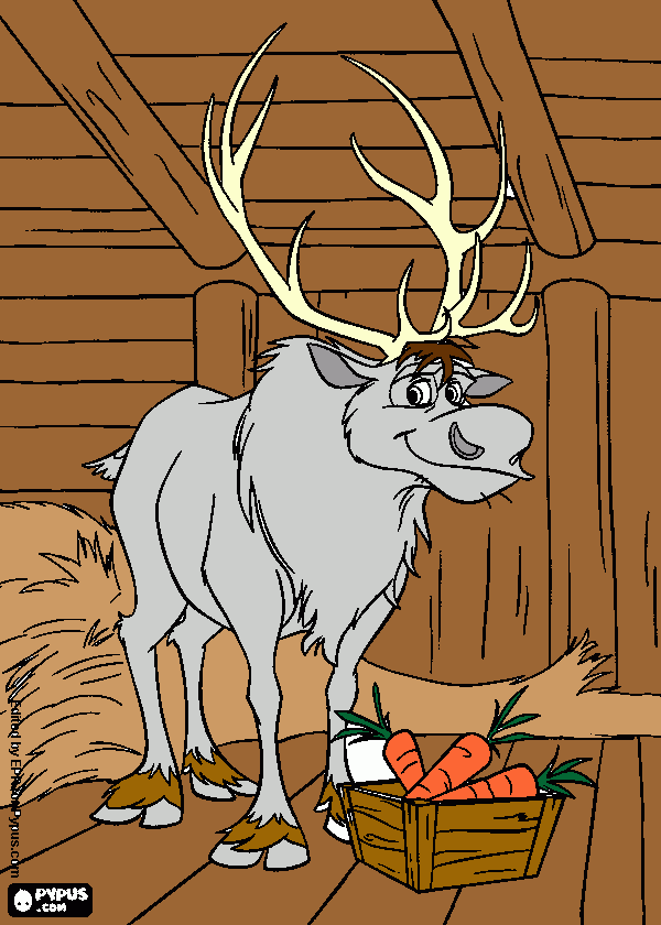 sven para colorir e imprimir