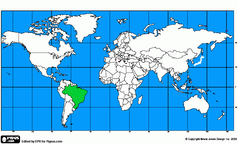 só o brasil para colorir e imprimir