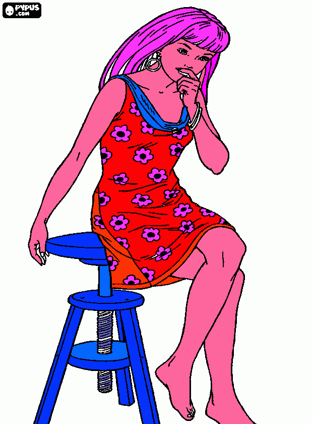 ta linda para colorir e imprimir