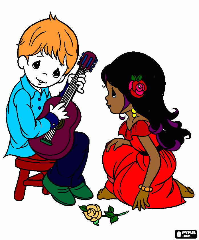 tango lá tango para colorir e imprimir