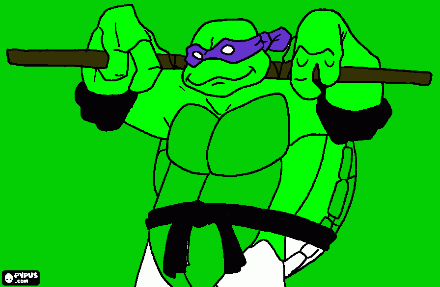 tarataruga   ninja para colorir e imprimir