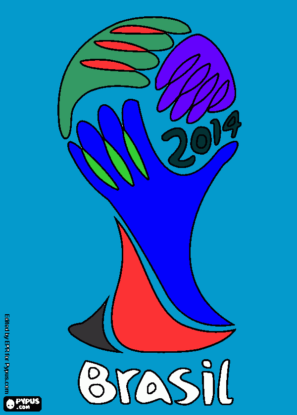 taça da copa para colorir e imprimir