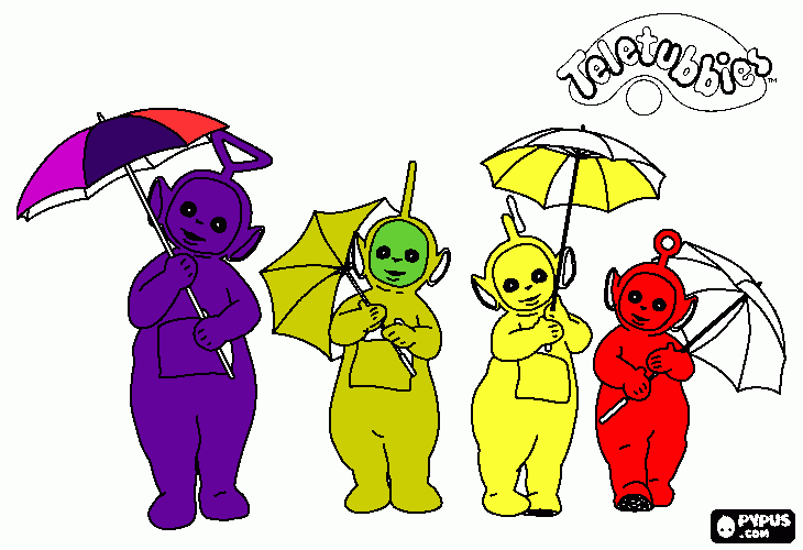 teletanbis para colorir e imprimir