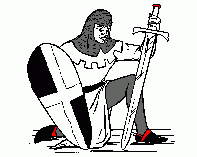 templarios para colorir e imprimir