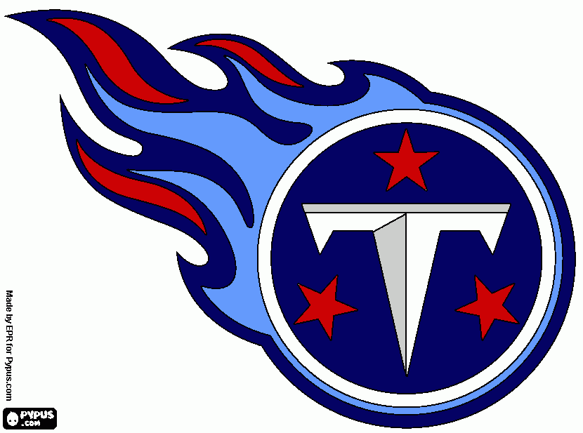 Tennessee Titans para colorir e imprimir