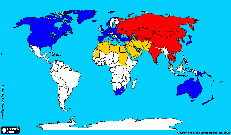 Terceira Guerra Mundial (Jovem Nerd) para colorir e imprimir