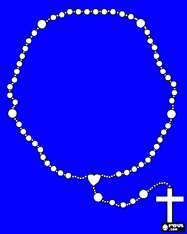 terço para colorir e imprimir