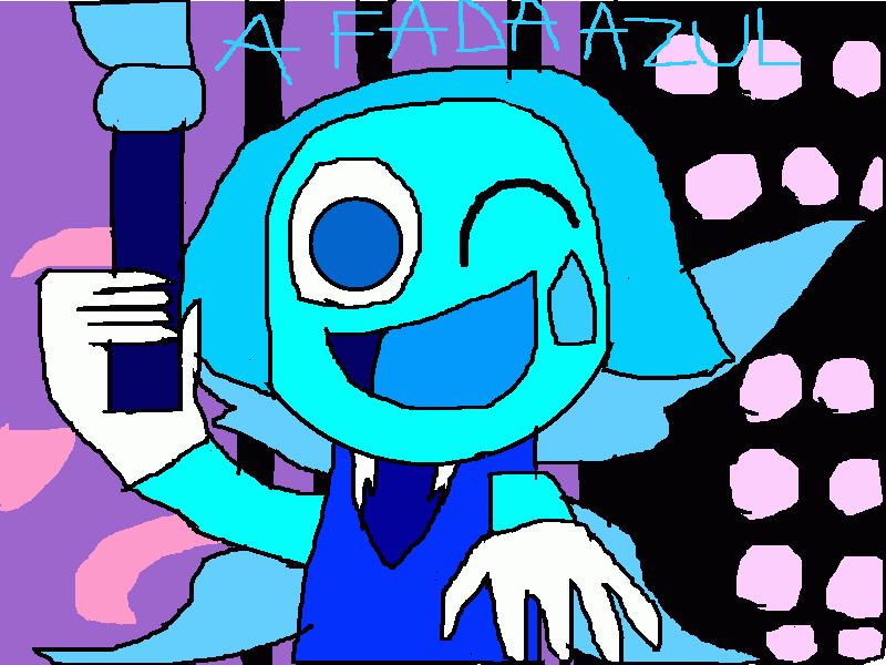 THE BLUE FAIRY AQUAMARINE para colorir e imprimir