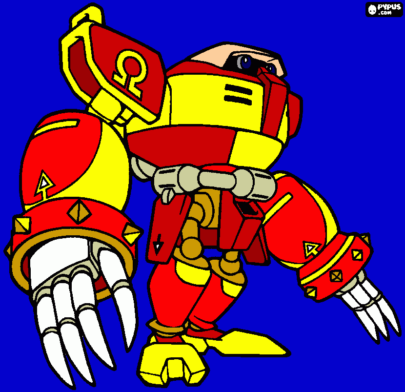 the egg bot para colorir e imprimir