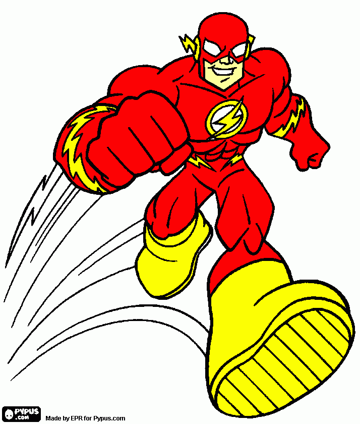 the flash para imprimir desenho the flash