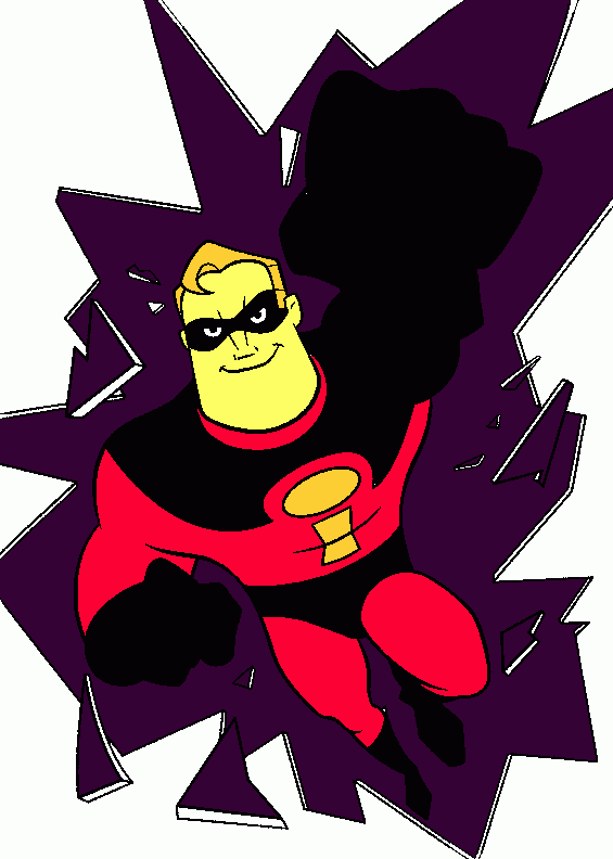 the incredibles para colorir e imprimir