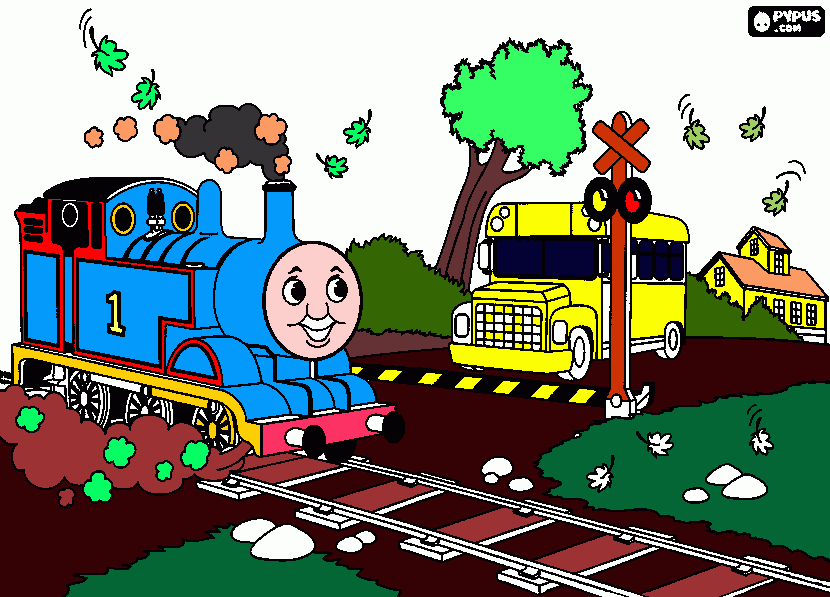 Thomas para colorir e imprimir