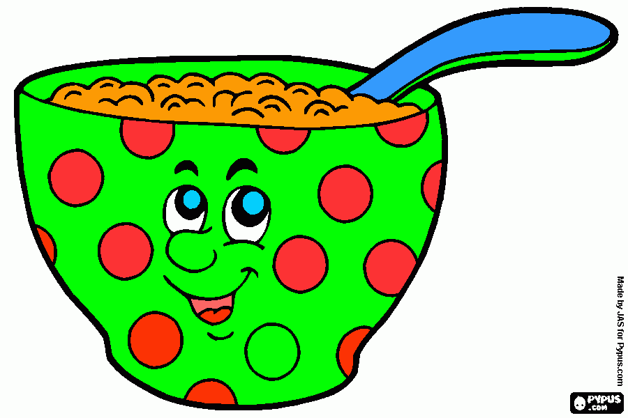 tigela para colorir e imprimir