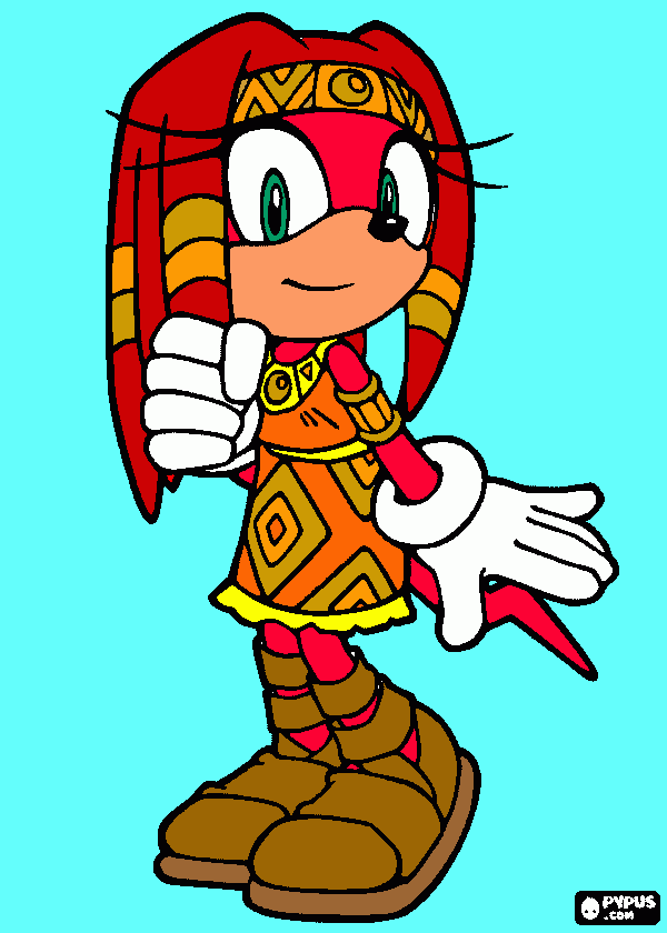 Tikal para colorir e imprimir