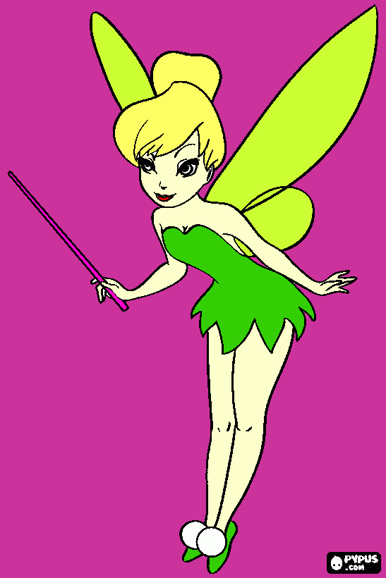 tiker bell para colorir e imprimir