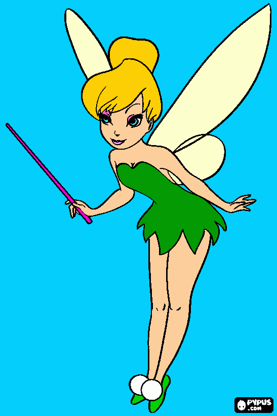 tinquer bell para colorir e imprimir