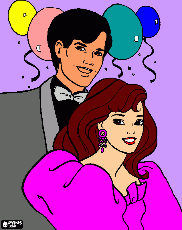 tio denis e tia fada... para colorir e imprimir