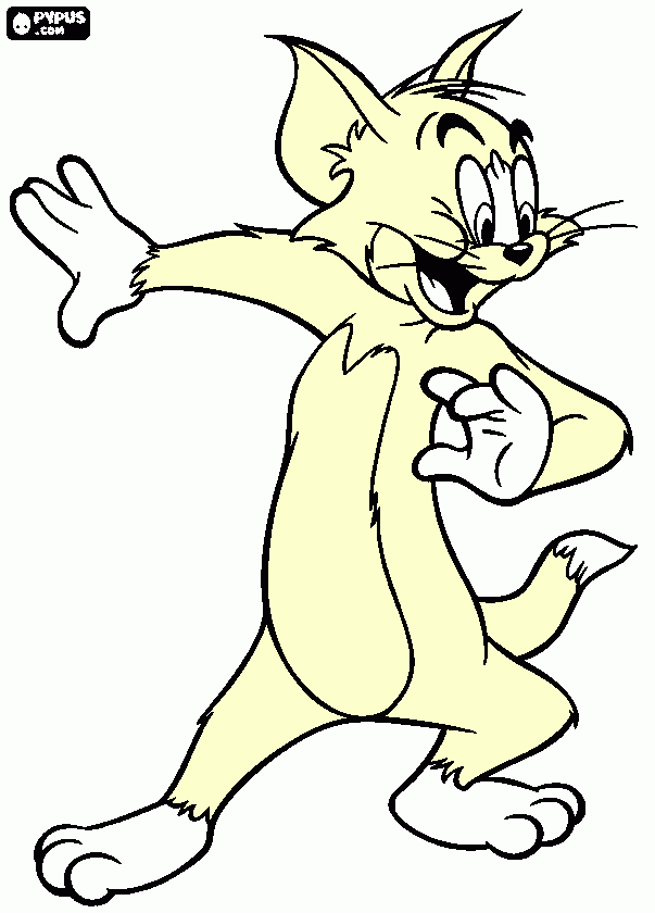 tom para colorir e imprimir