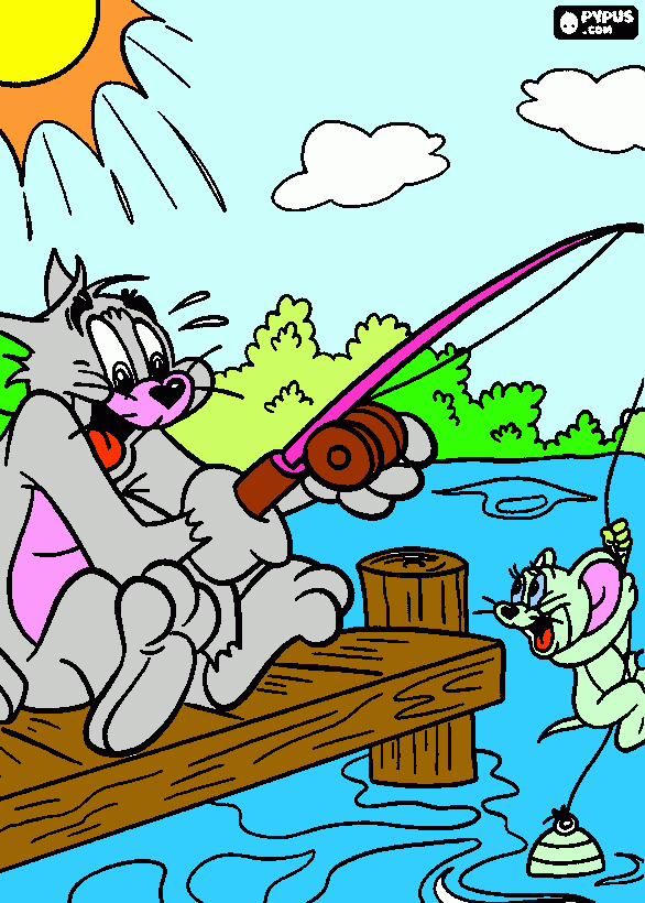 tome jerry para colorir e imprimir