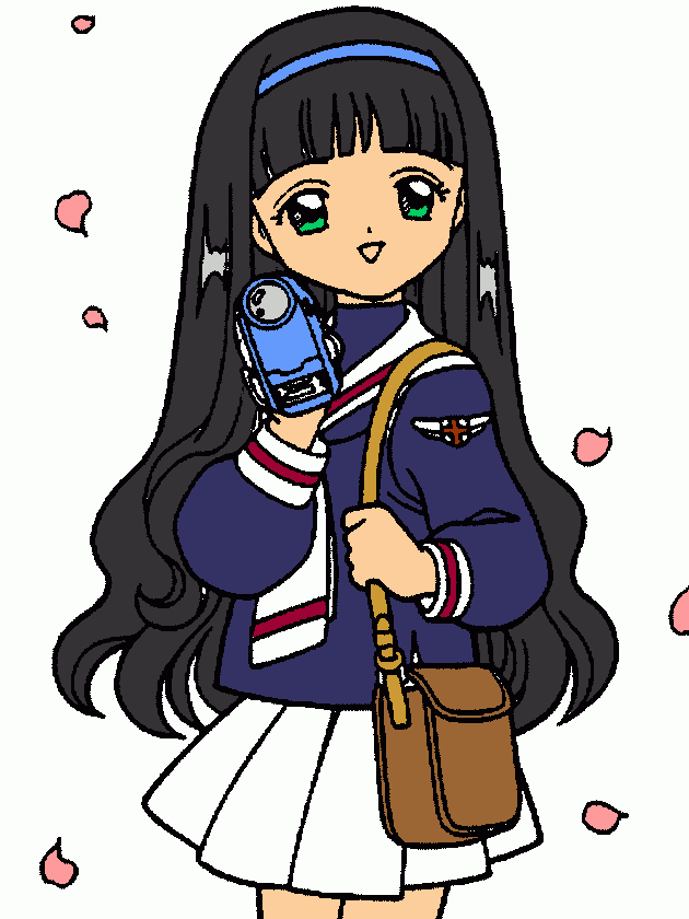 Tomoyo Daidouji, a melhor amoga da Sakura para colorir e imprimir