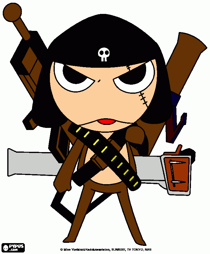 Toninho Da Bazuca para colorir e imprimir