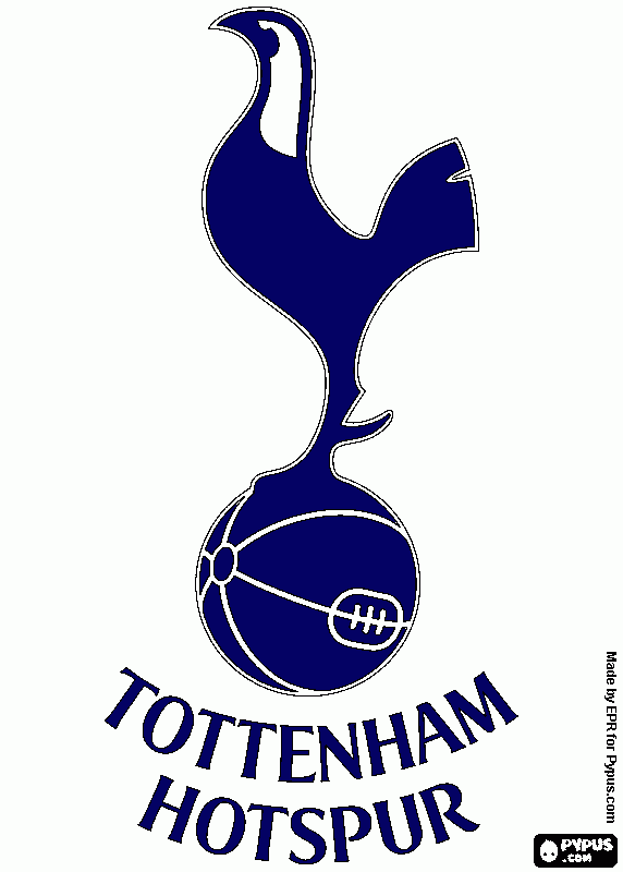 Tottenham para colorir e imprimir