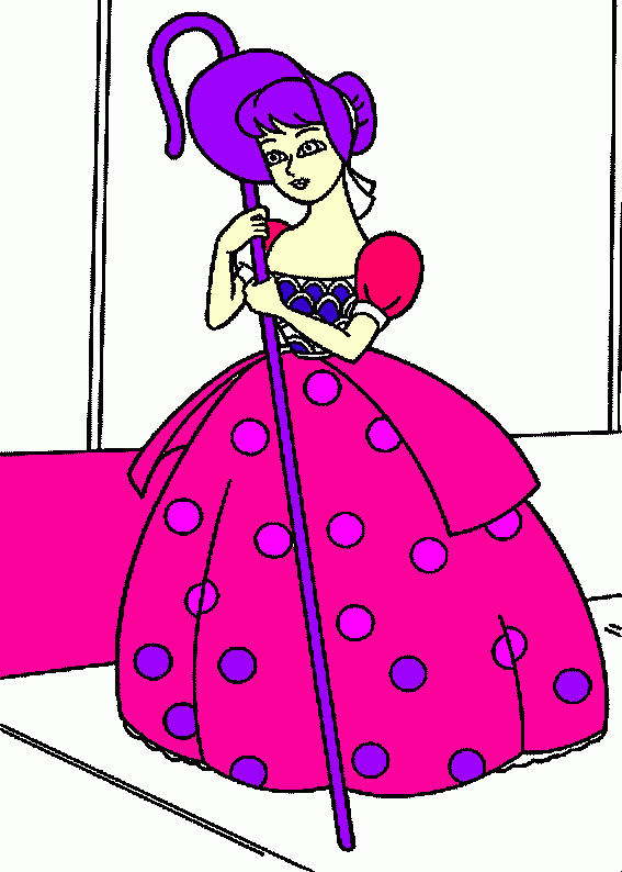 toy story 3 - betty para colorir e imprimir