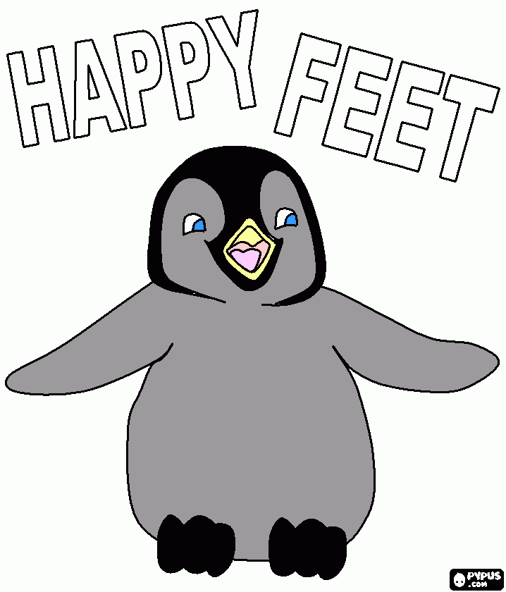 trabalho de ciencias - pinguin fofo para colorir e imprimir