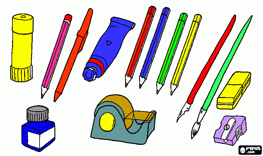 trabalho escolar para colorir e imprimir