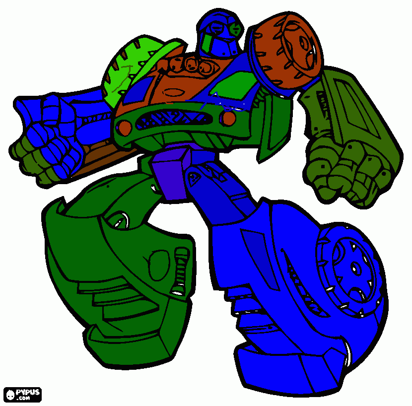 tranformes para colorir e imprimir