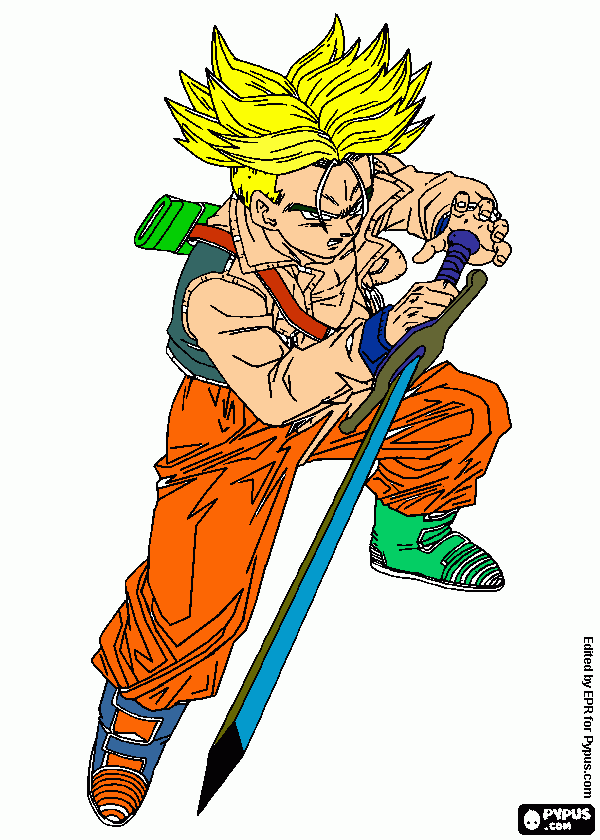tranks para colorir e imprimir