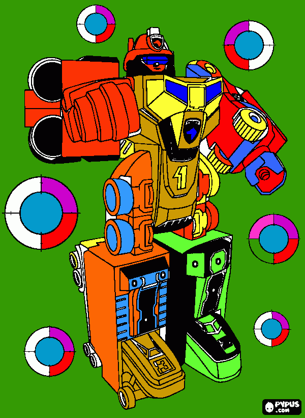 transformer para colorir e imprimir