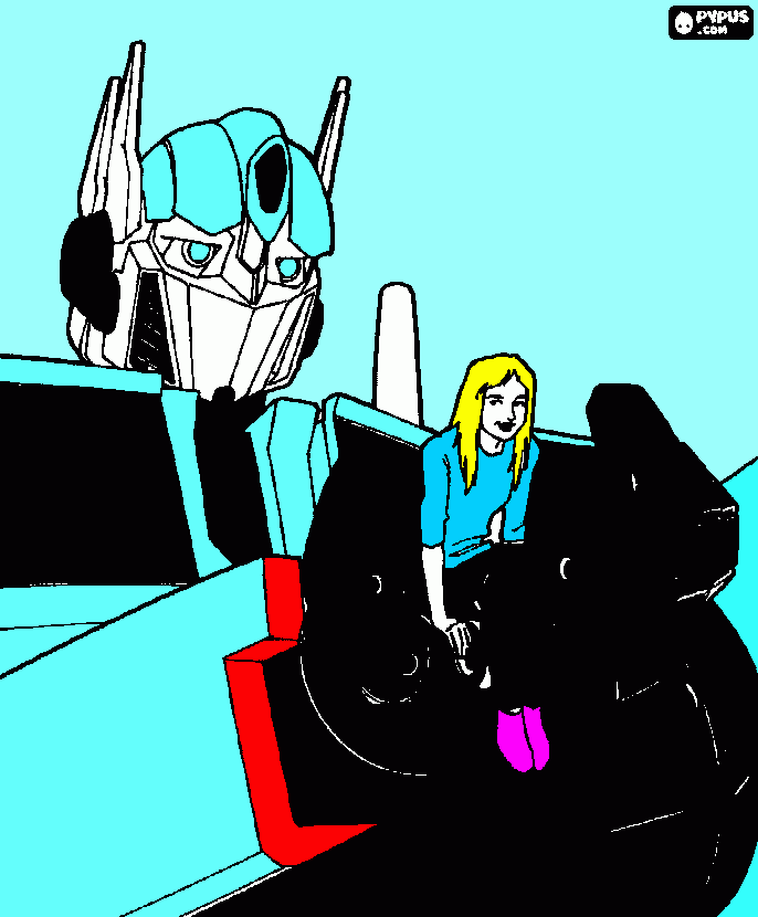 transforms para colorir e imprimir