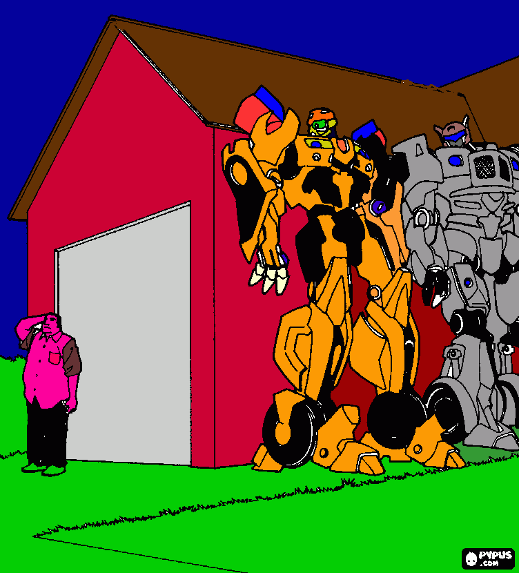 trasformes para colorir e imprimir