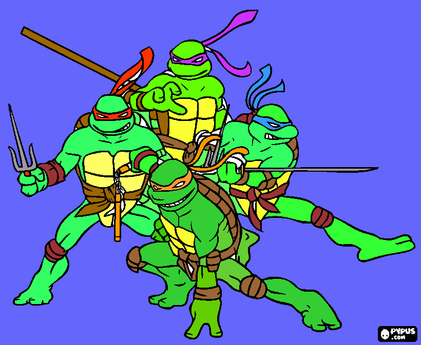 tratarugas 1 para colorir e imprimir