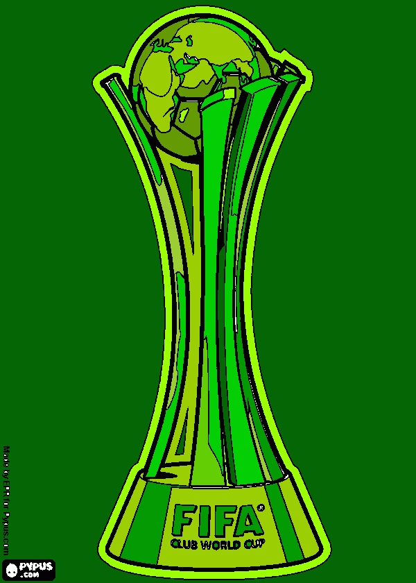 trofeu FIFA 2013 para colorir e imprimir