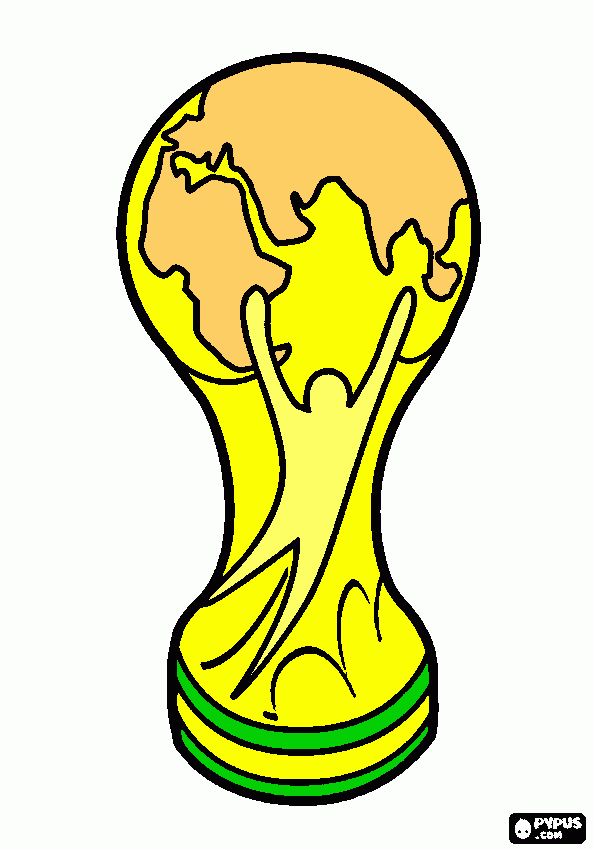 troféo do mundial para colorir e imprimir
