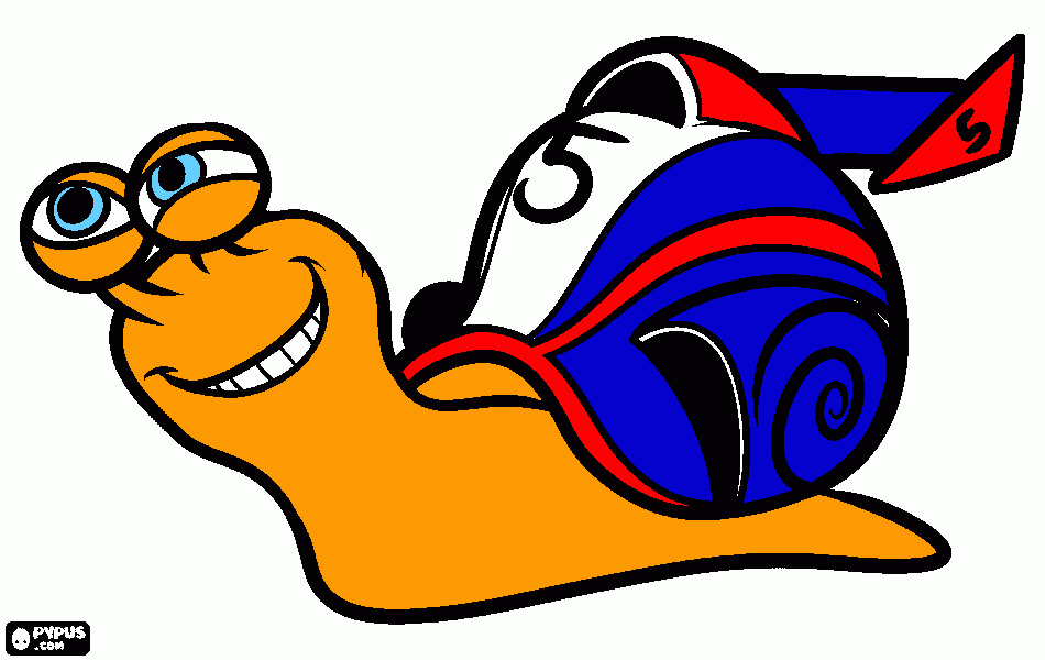 Turboooo para colorir e imprimir