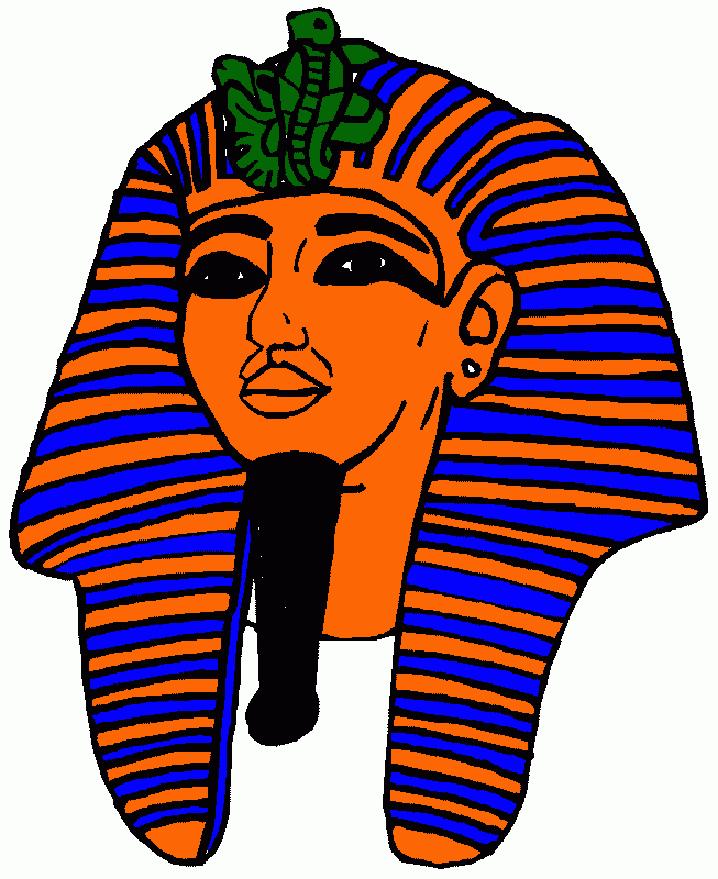 tutancamon para colorir e imprimir