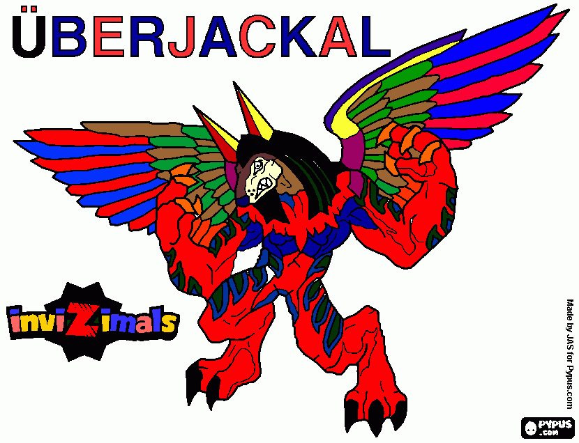 Uber Jackal para colorir e imprimir
