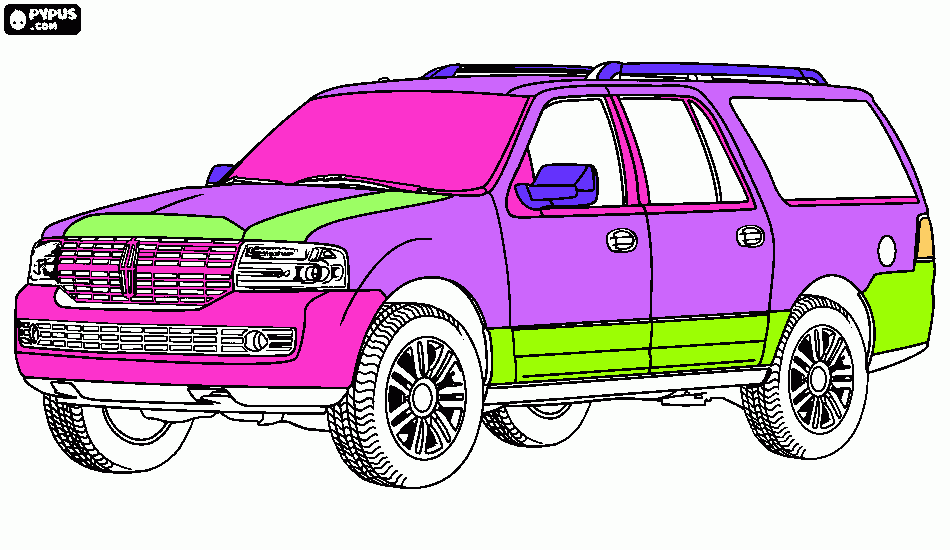 um carro esportivo para colorir e imprimir