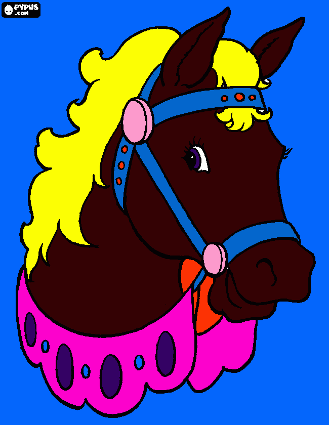 UM CAVALINHO para colorir e imprimir